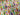 Colourful Nutcrackers Cotton Canvas