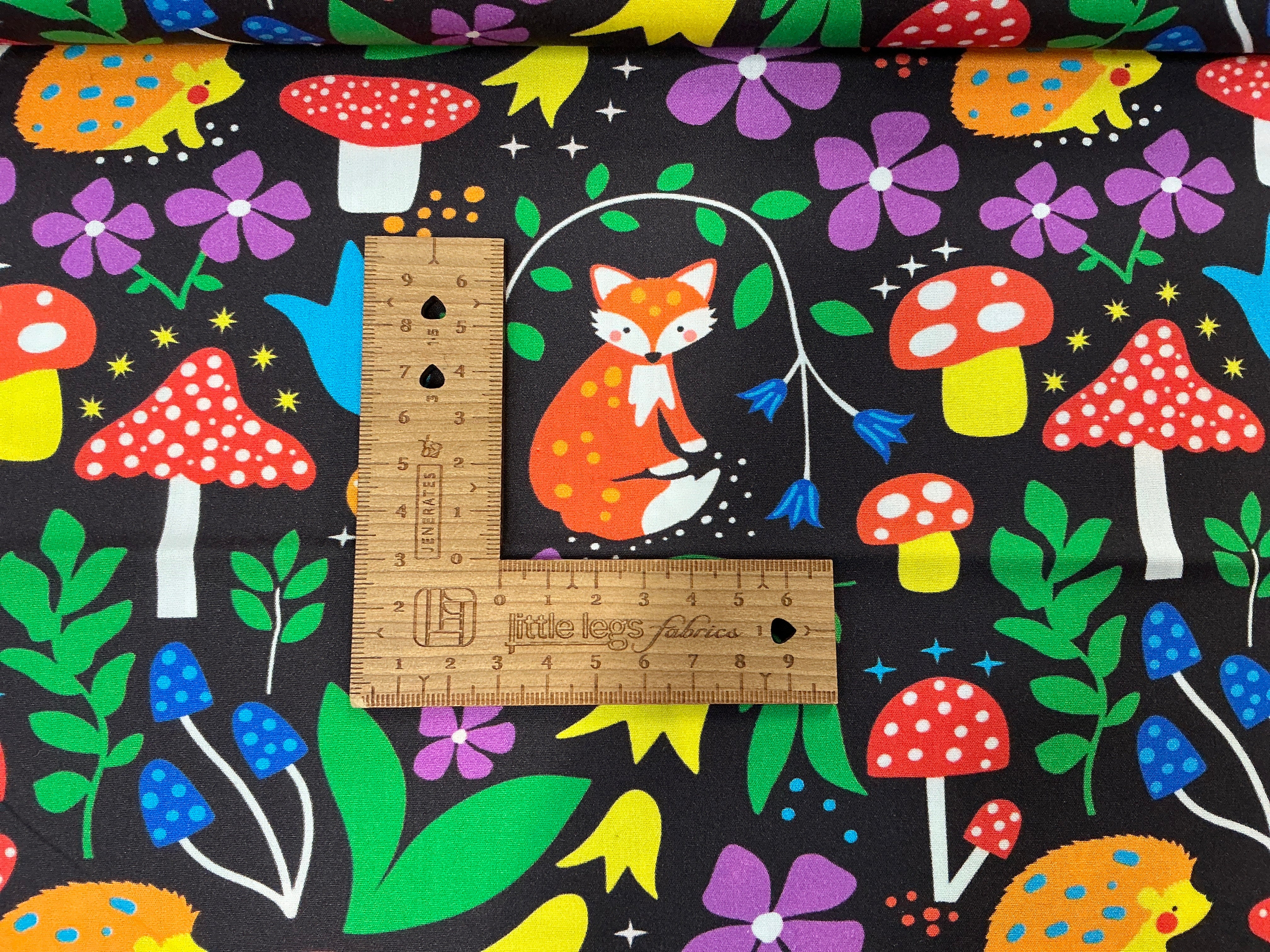 Woodland Fox Cotton Poplin