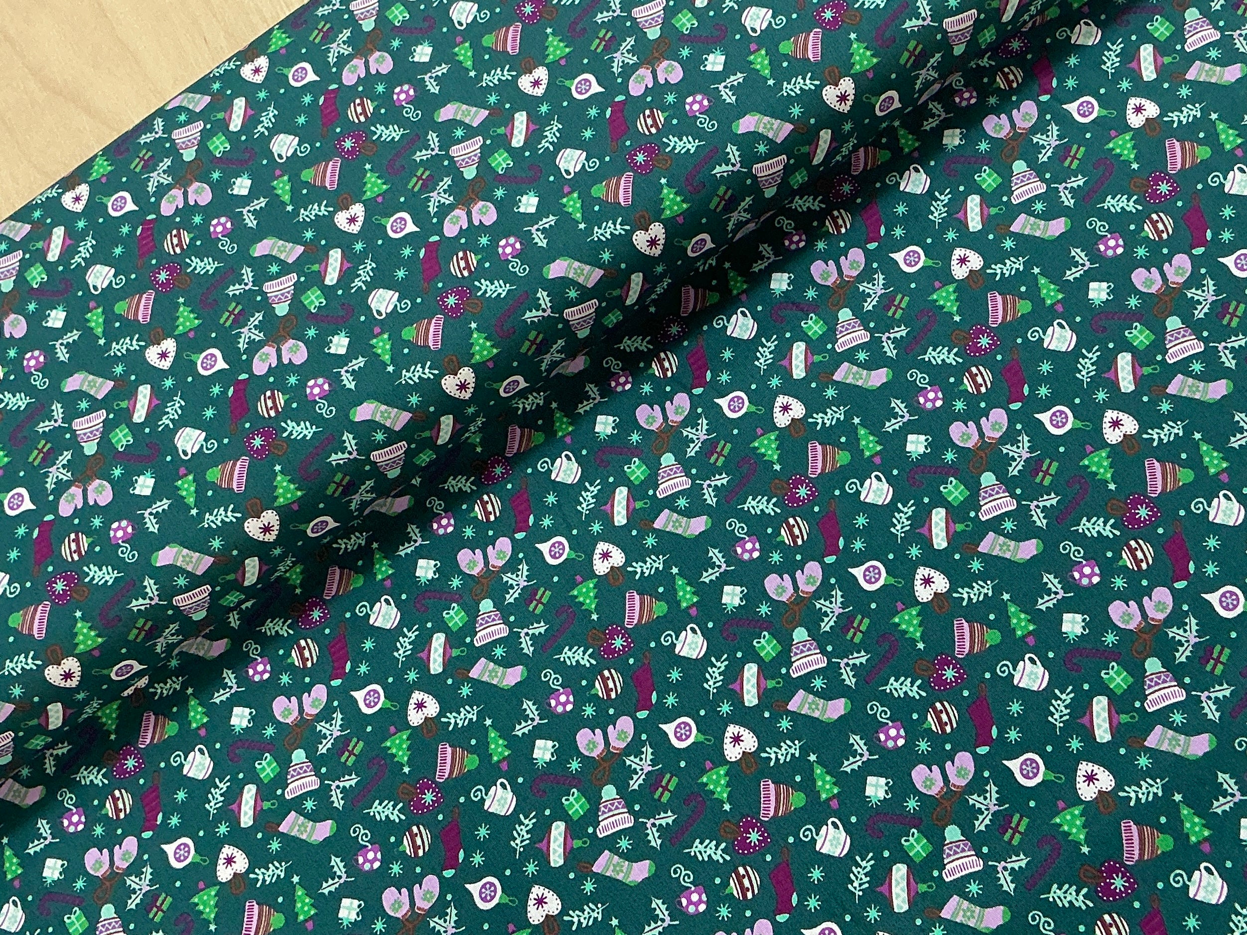 Cosy Christmas Cotton Poplin