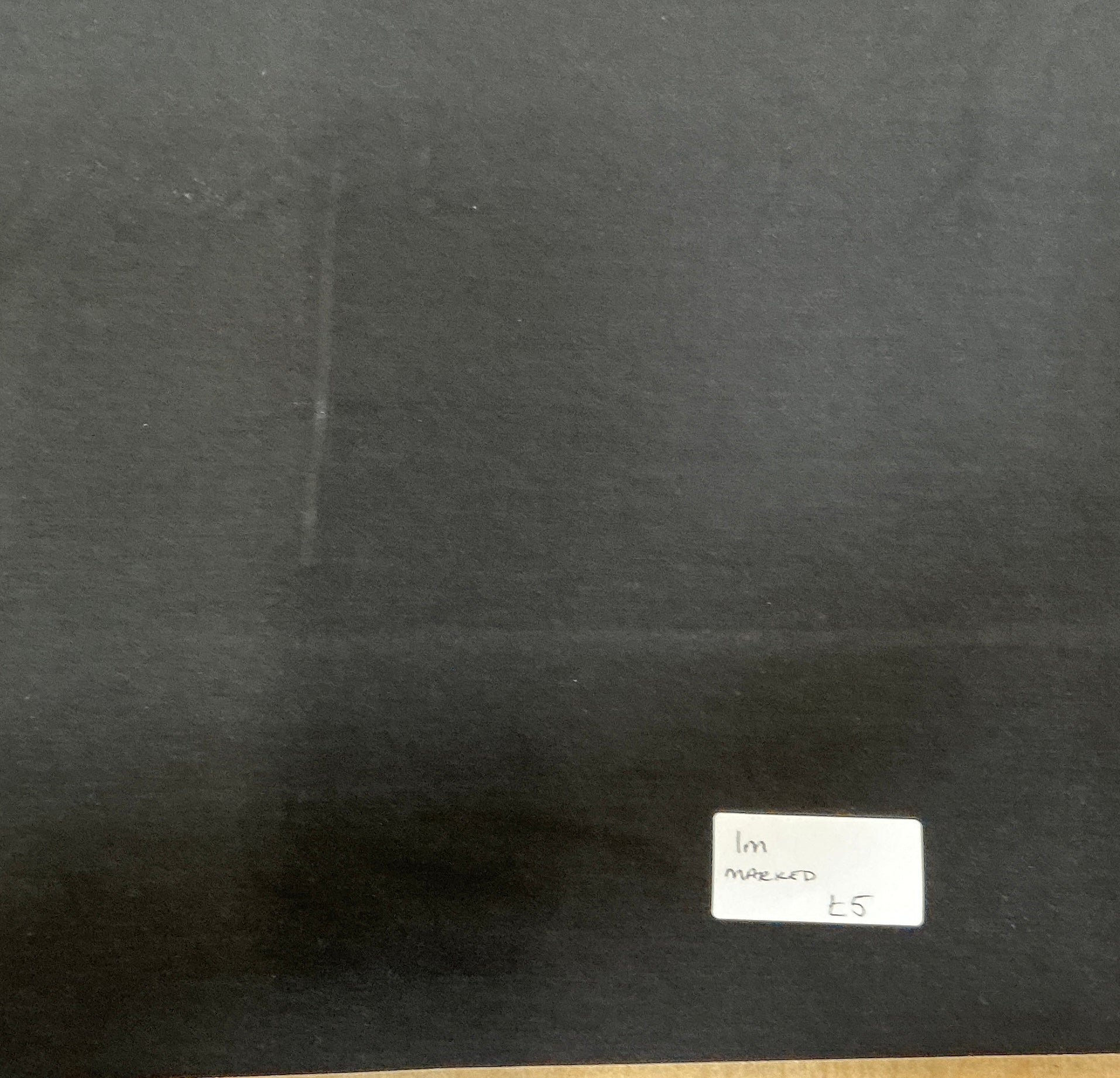 REMNANT - (MARKED) L1M x W150cm Black Jersey