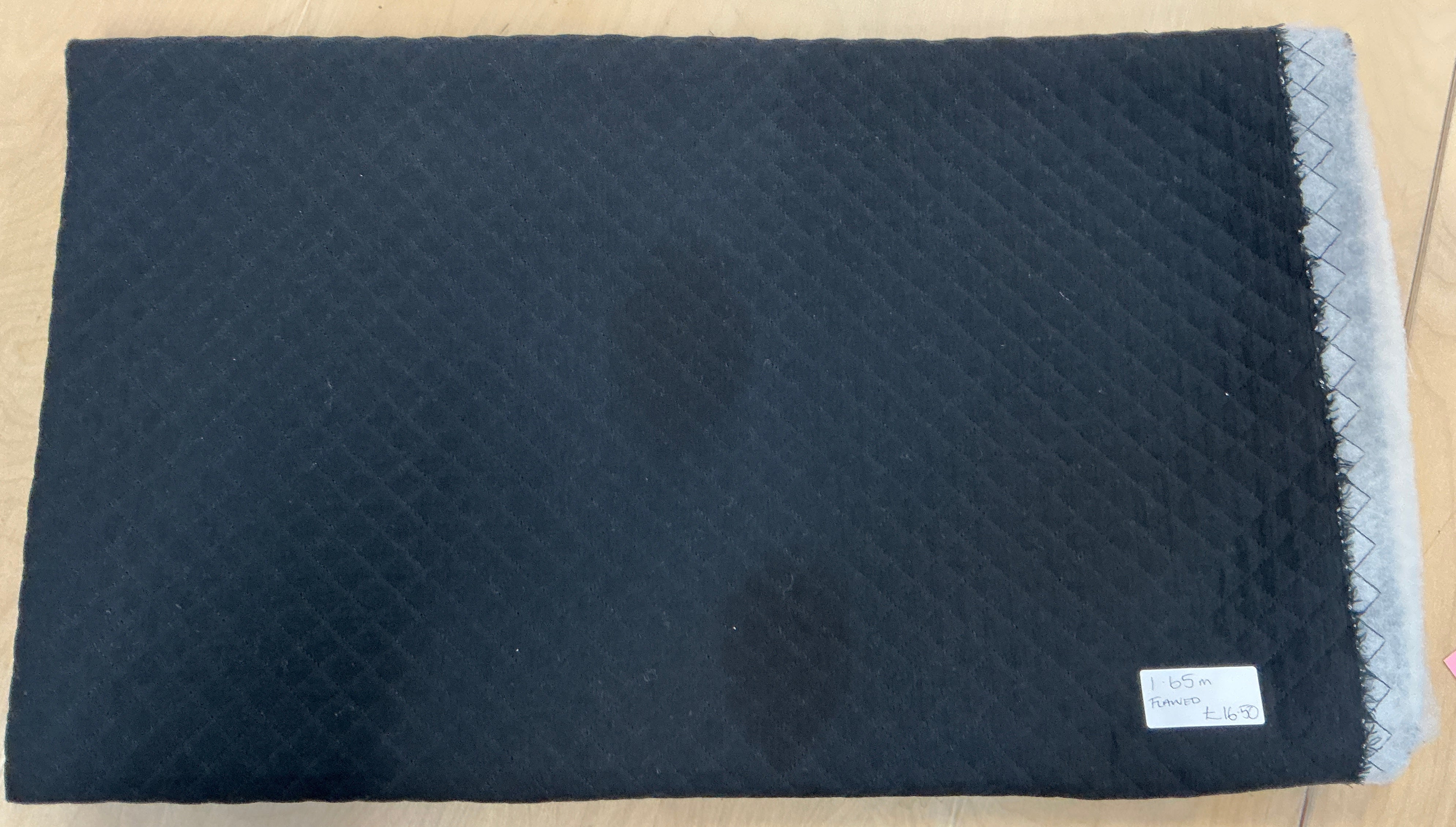 REMNANT  - (FLAWED) L1.65M x W1.4M Diamond Quilted Double Gauze