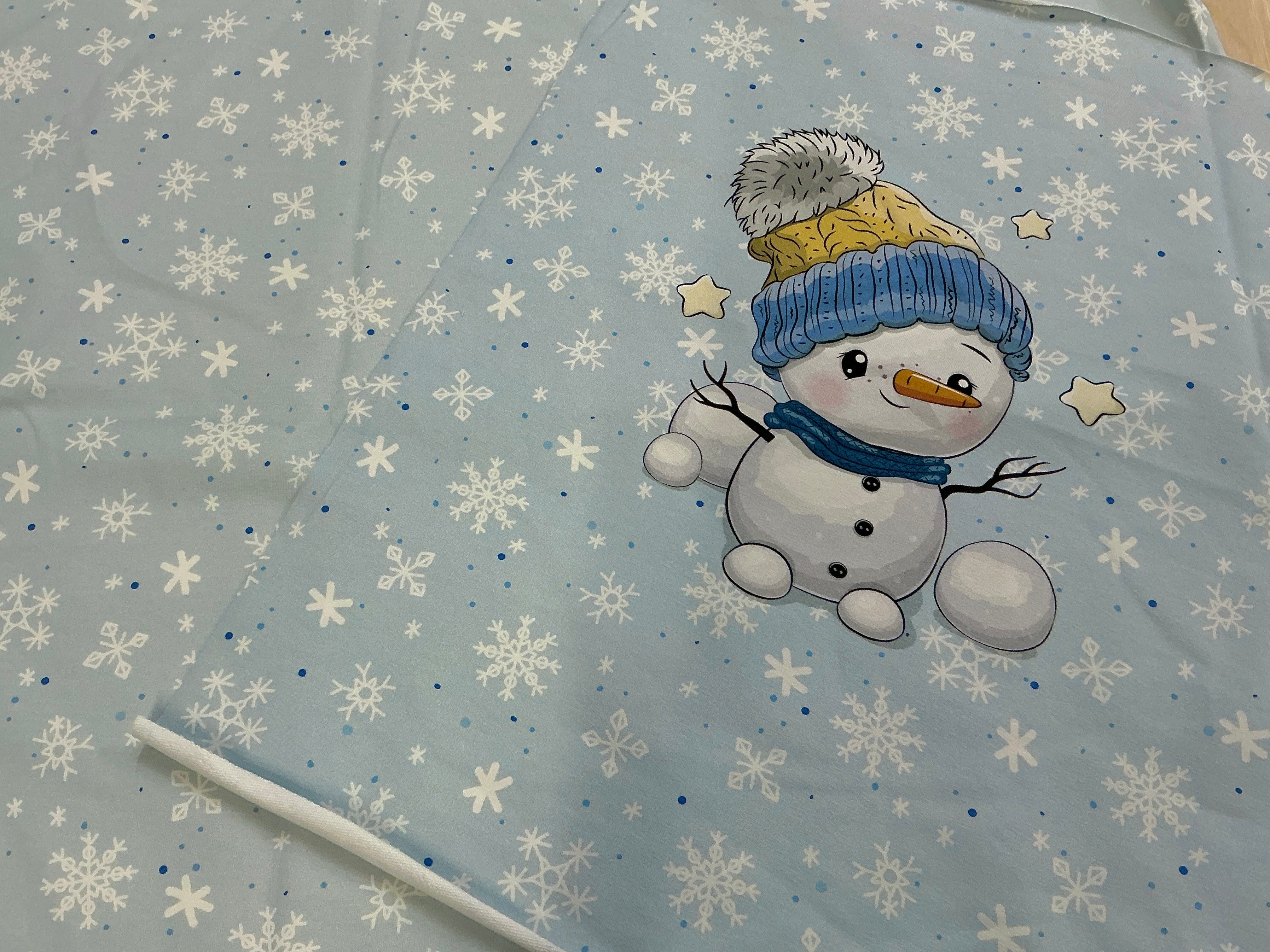 Snowman French Terry Panel and Coordinate Bundle