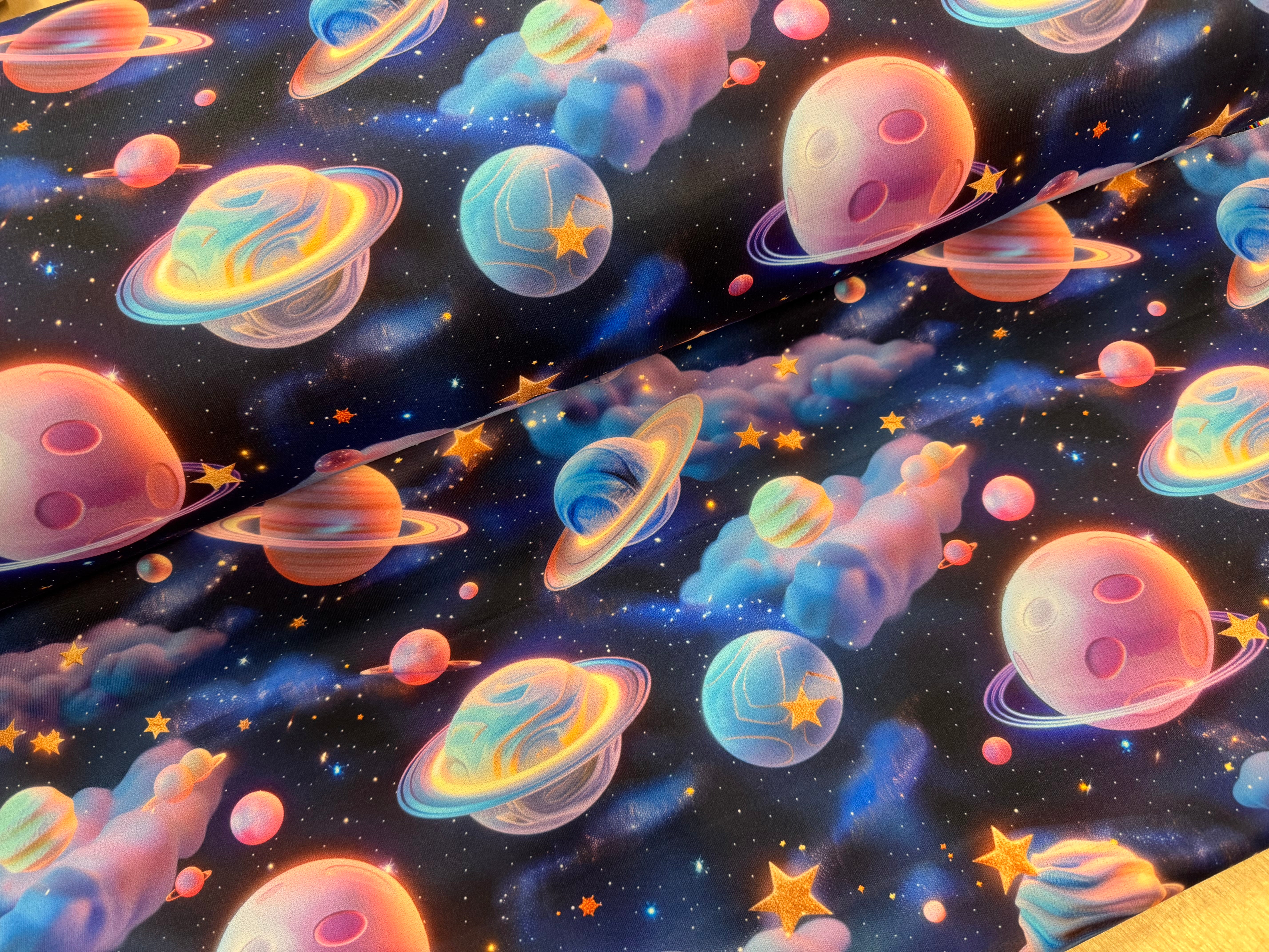 Space Planets Alpine Fleece