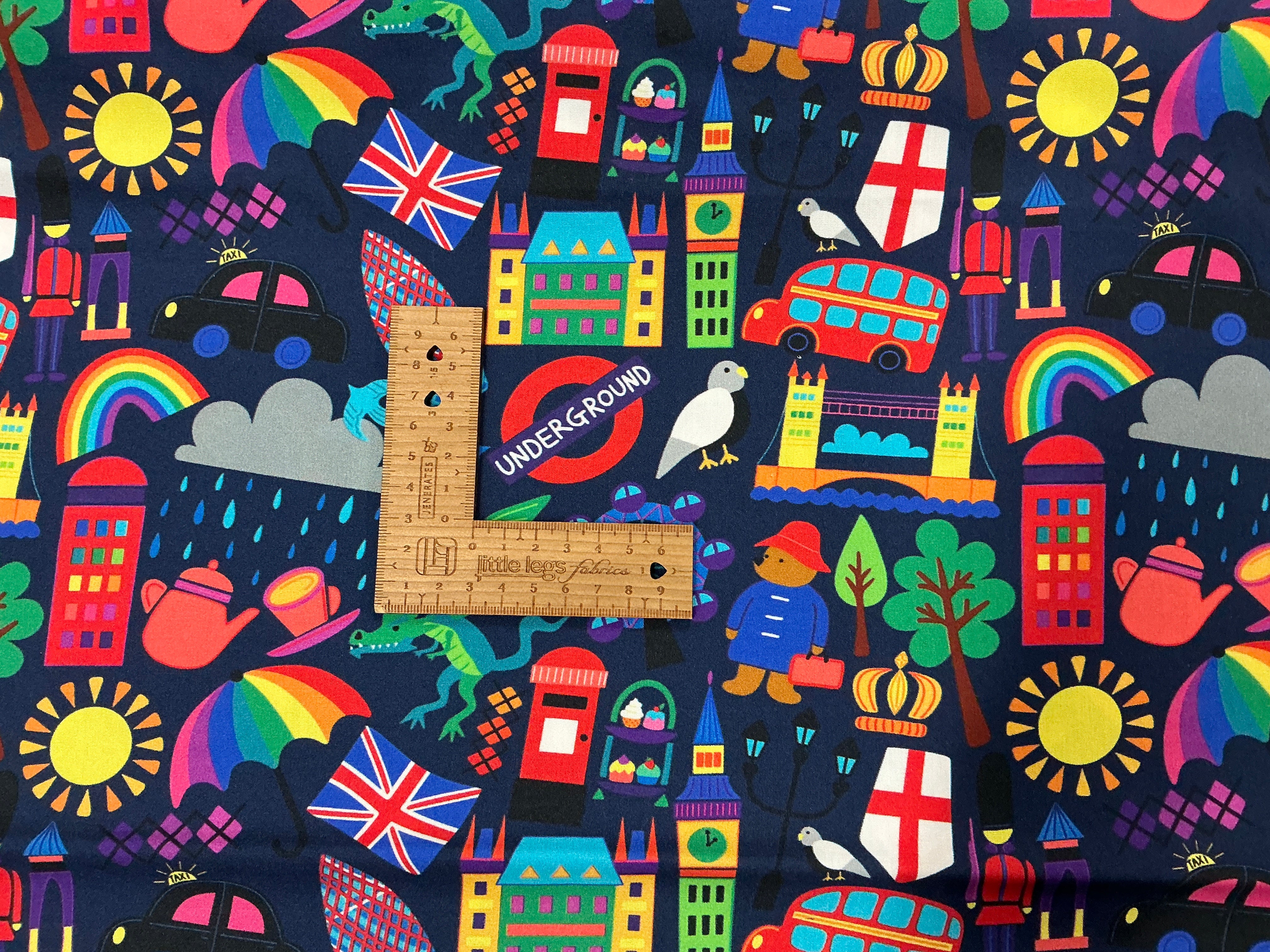 London Advenutures Cotton Poplin