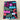 REMNANT - L95cm x W1.4m Abstract Shapes on Dark Brown Canvas