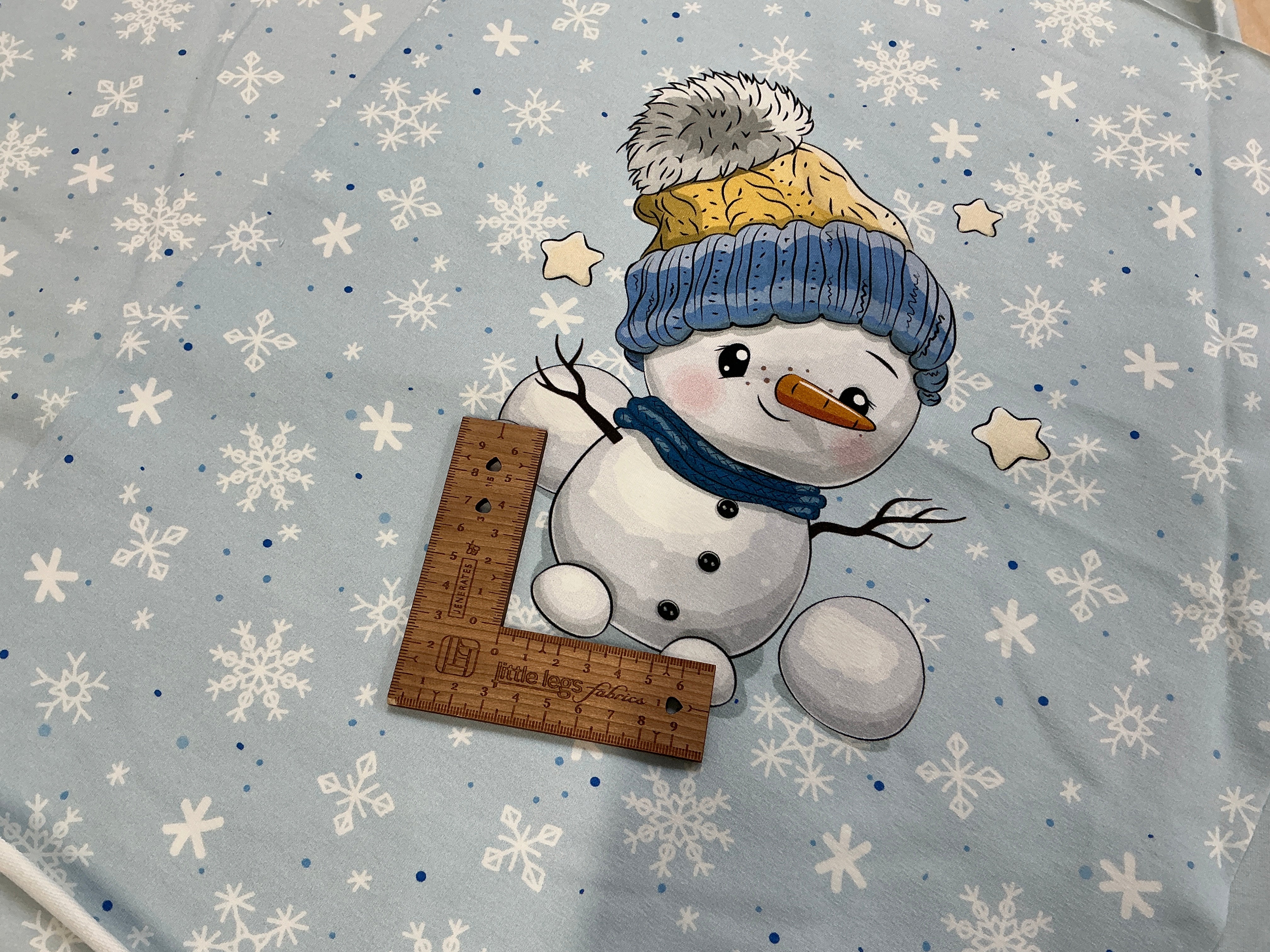 Snowman French Terry Panel and Coordinate Bundle