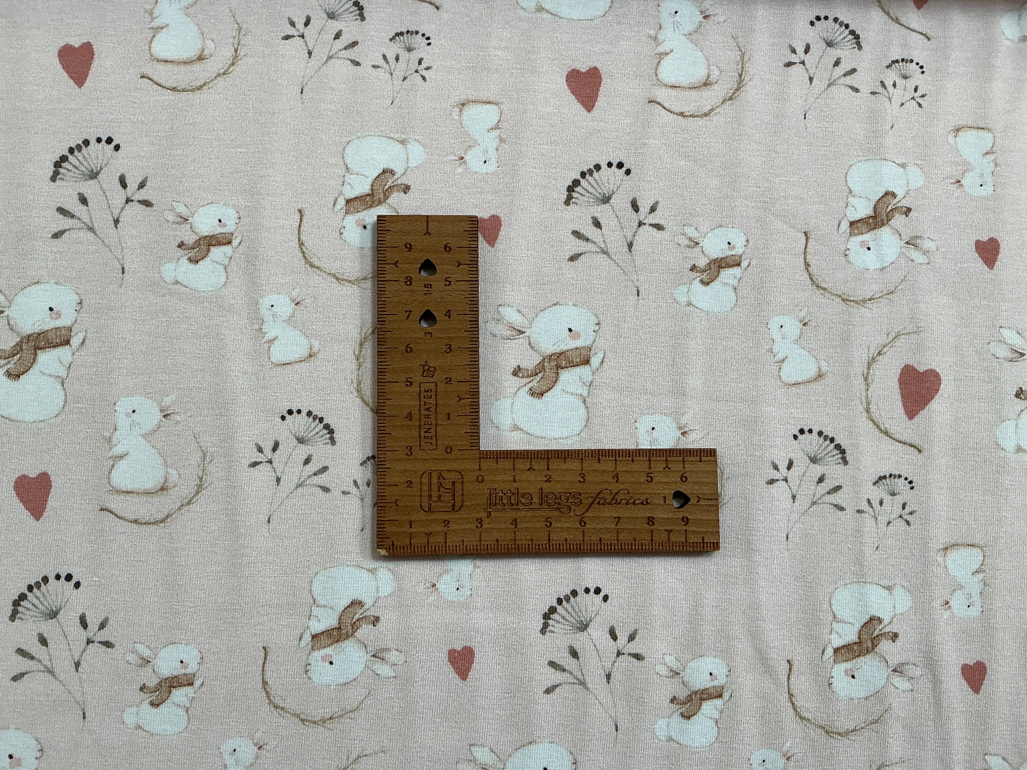 Cute Bunnies Cotton Jersey