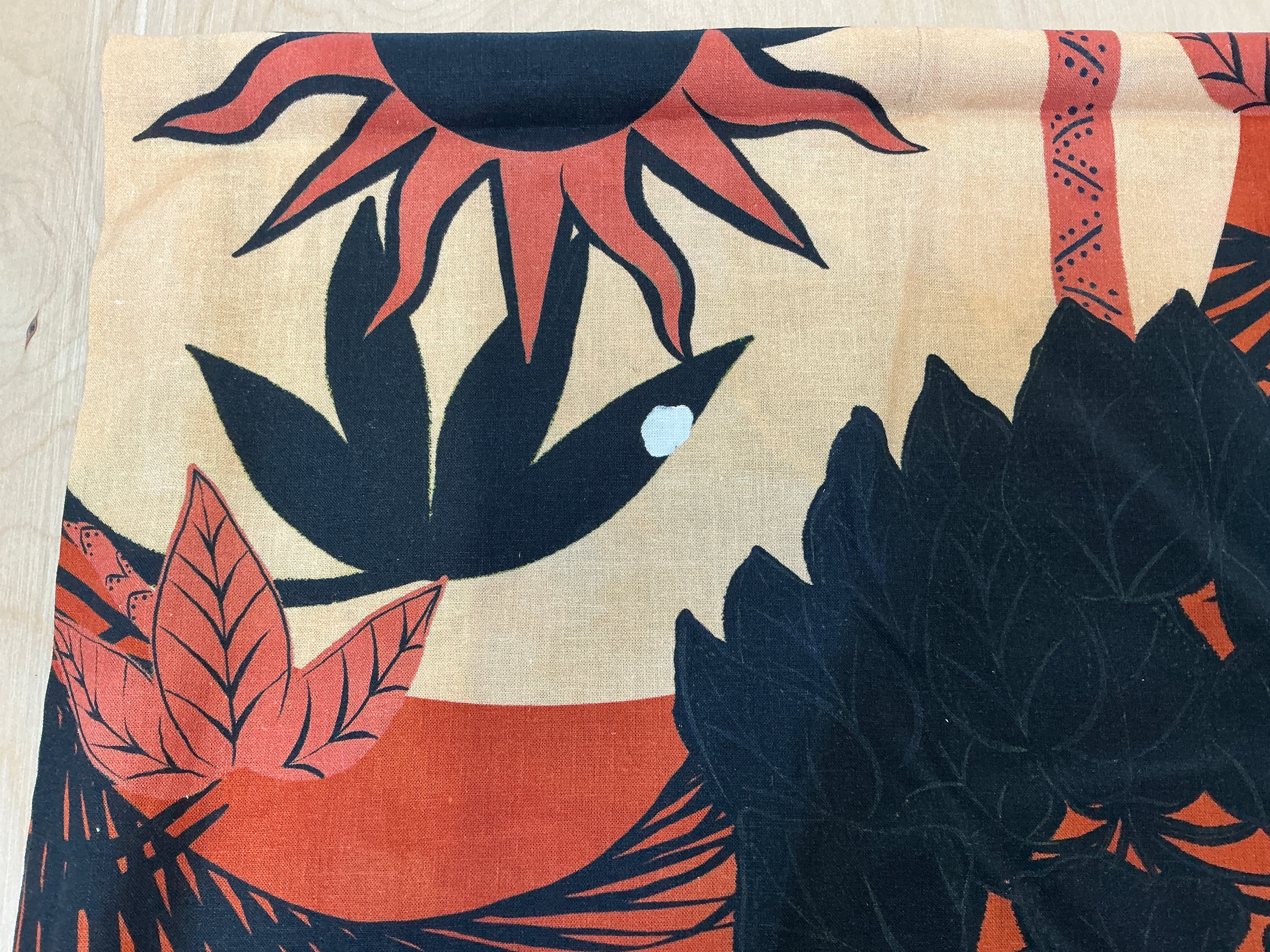 REMNANT  - (FLAWED) L2m x W140cm Zani Viscose and Linen Fabric Godmother