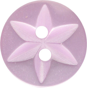 14mm Two Hole Star Design Buttons