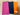 Ribbing Bundle 3 x L30cm x 70cm Pieces Pink Melange, Navy, Orange