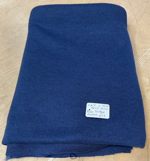 REMNANT - 1.6M x 1.6M Blue Knitted Viscose Jersey