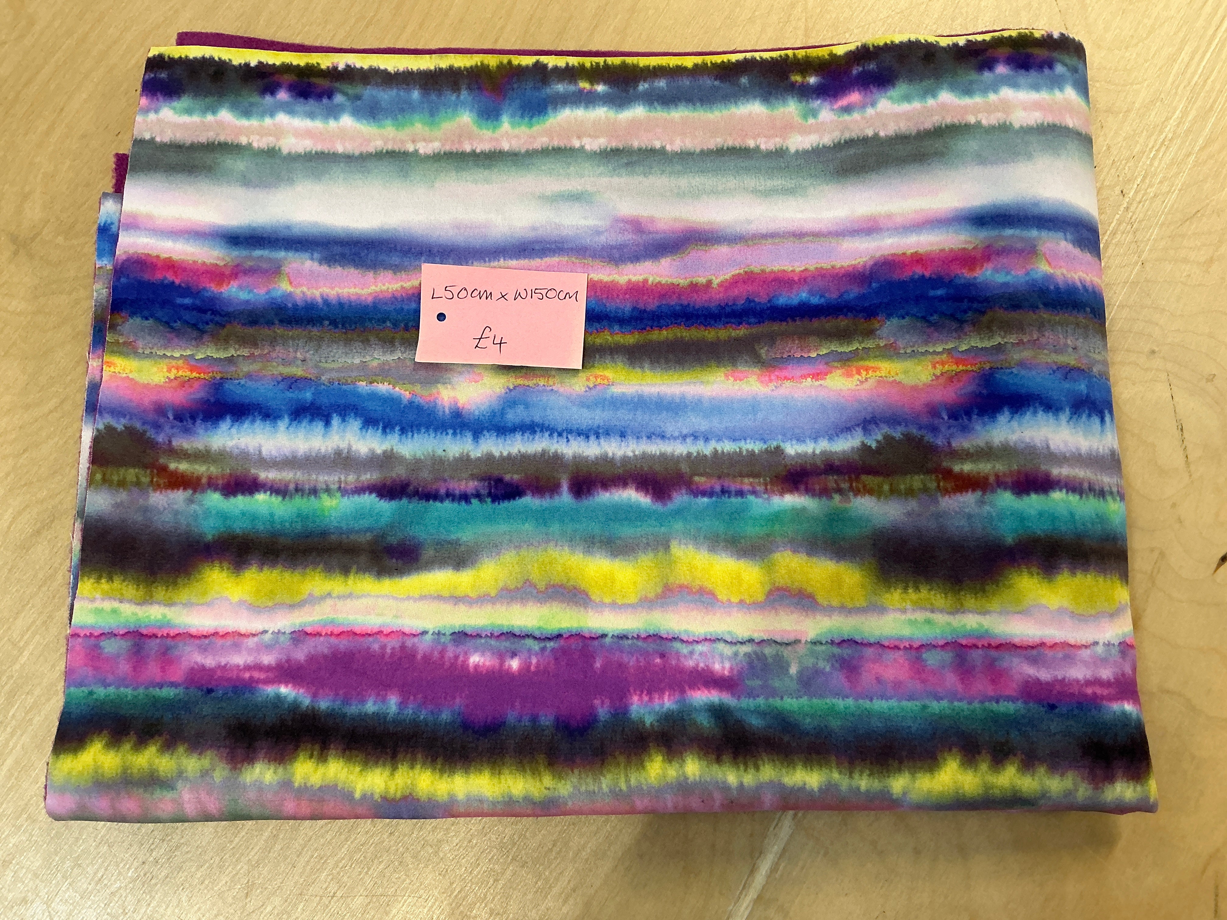 REMNANT  - L50cm x W150cm Watercolour Waves Softshell