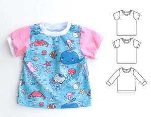Jelly T- Shirt PUPERITA Children's Paper Sewing Pattern