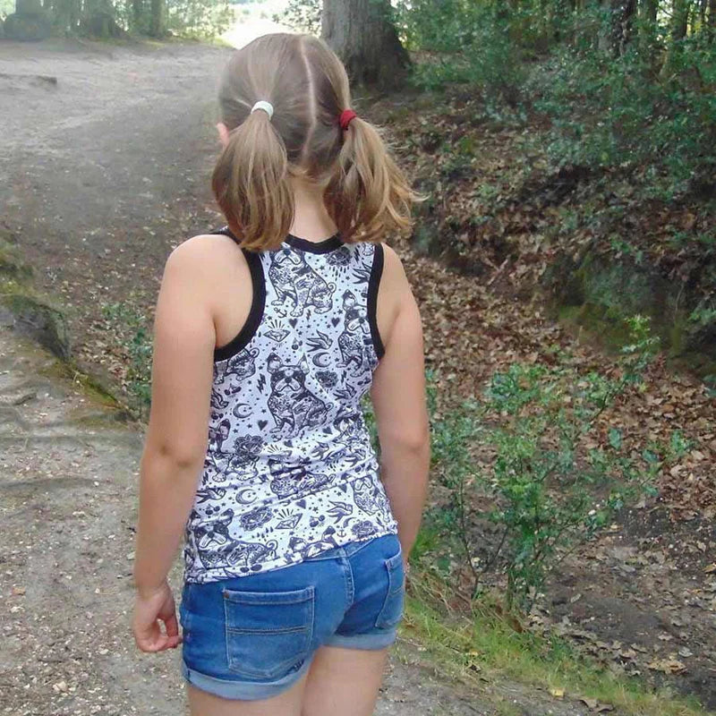 Catch a Crab Tank Top PUPERITA Children's Paper Sewing Pattern