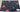 REMNANT - 55cm red stars on black viscose
