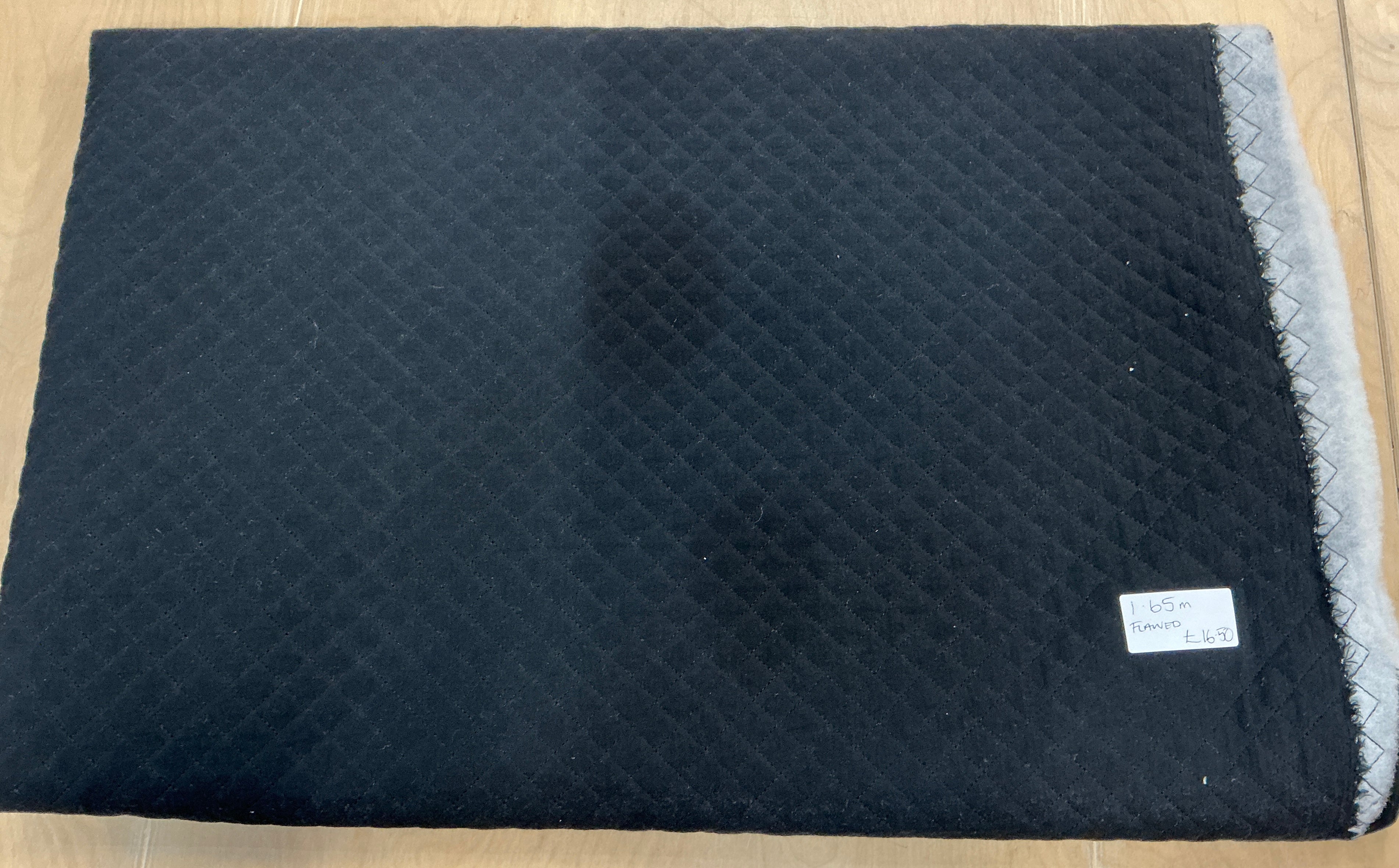 REMNANT  - (FLAWED) L1.65M x W1.4M Diamond Quilted Double Gauze