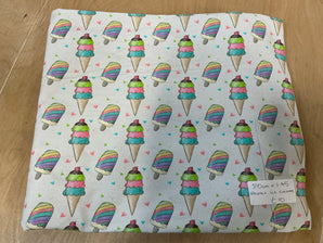 REMNANT - 80cm x 1.45M Pastel Ice Creams Jersey