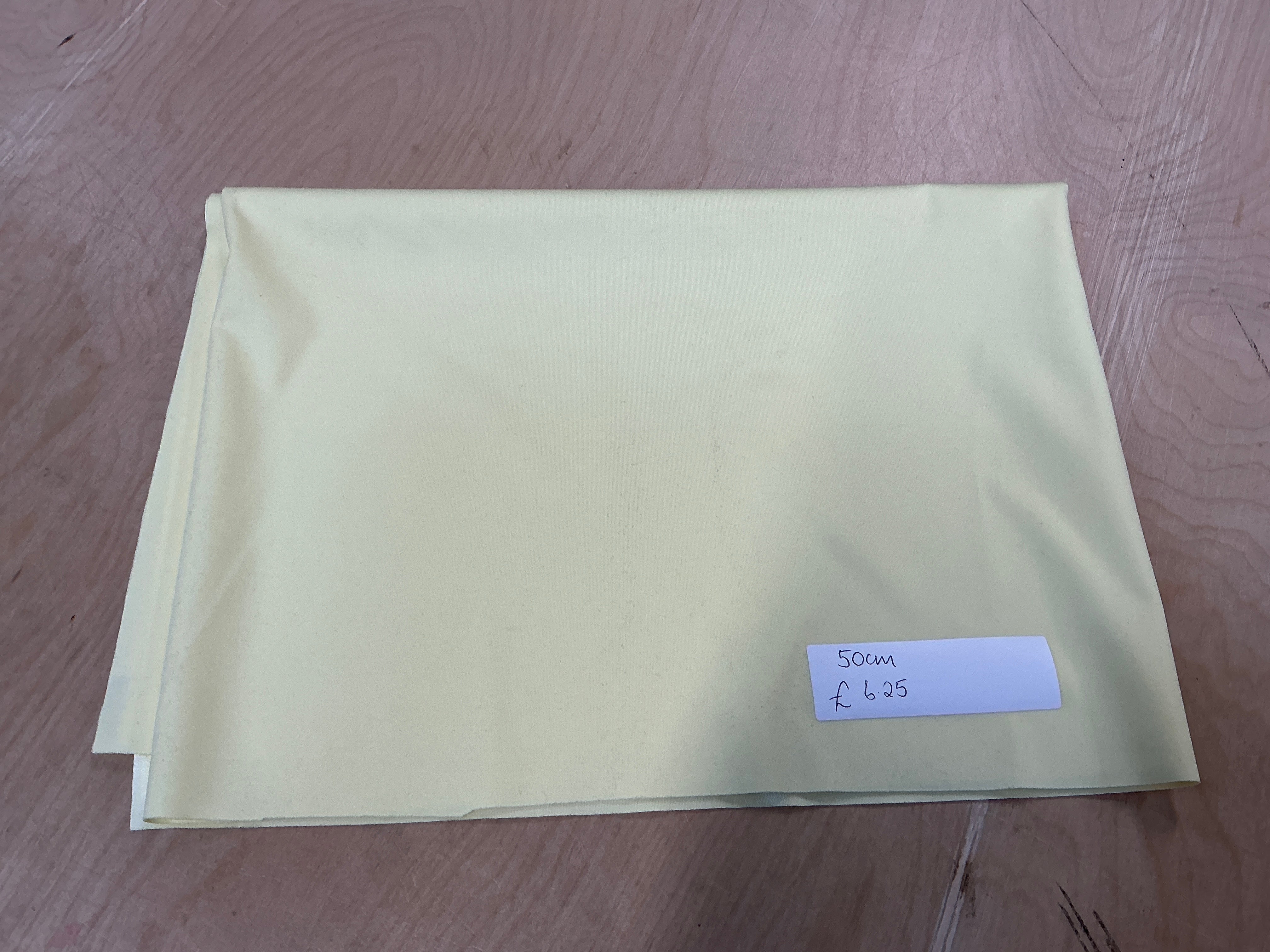 REMNANT  - (MARKED) L 50 x W 140cm Lemon PUL