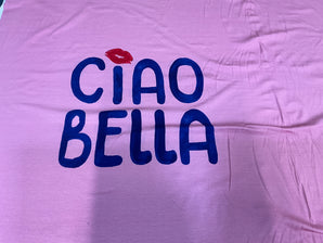 Ciao Bella Cotton Jersey T-shirt Panel