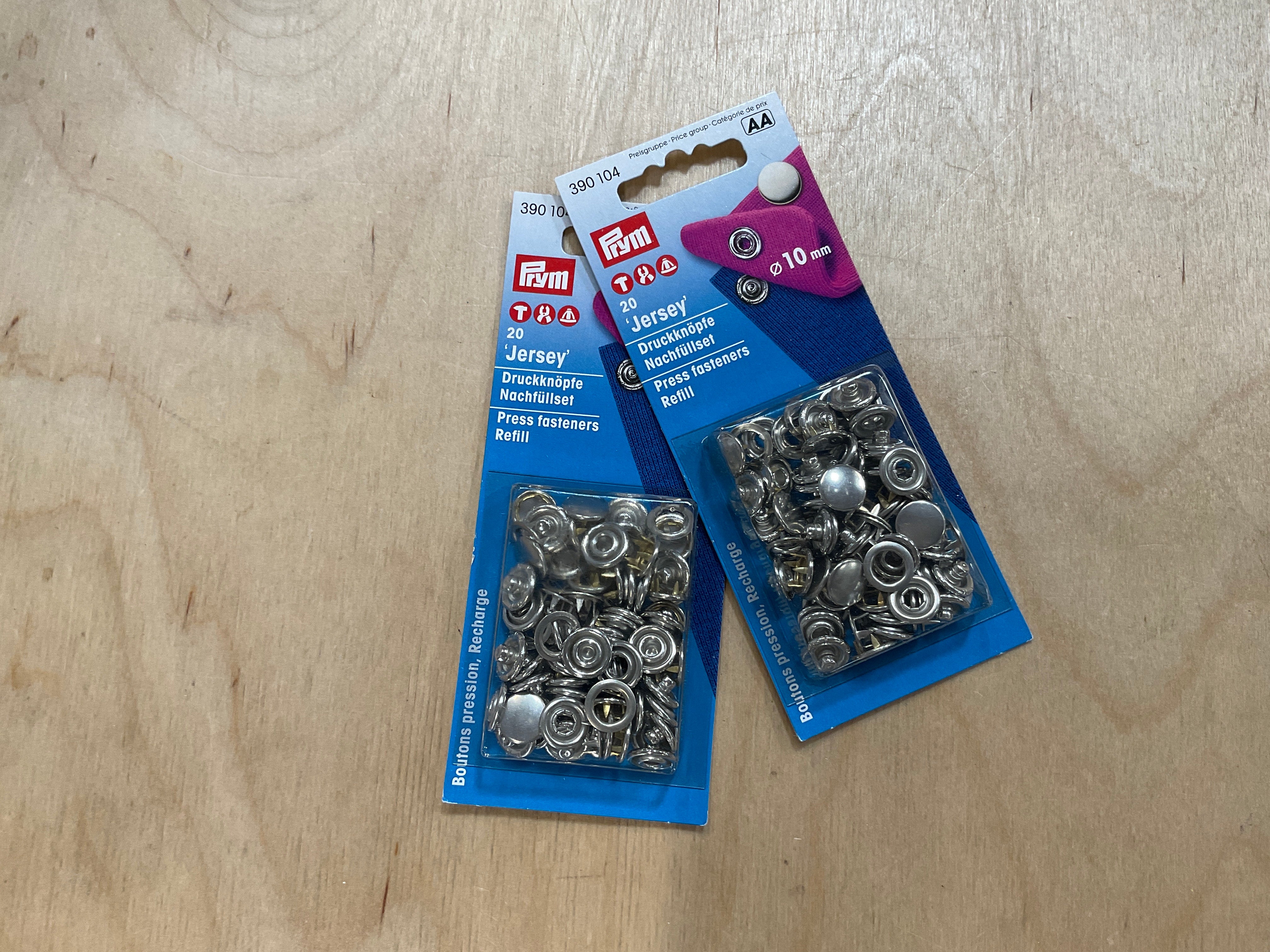 Prym Snap Fasteners Refill Pack Jersey 10mm Cap Top