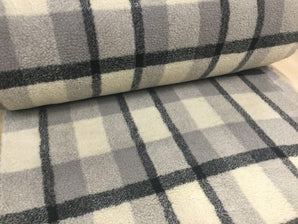 Medium Check Sherpa Fleece