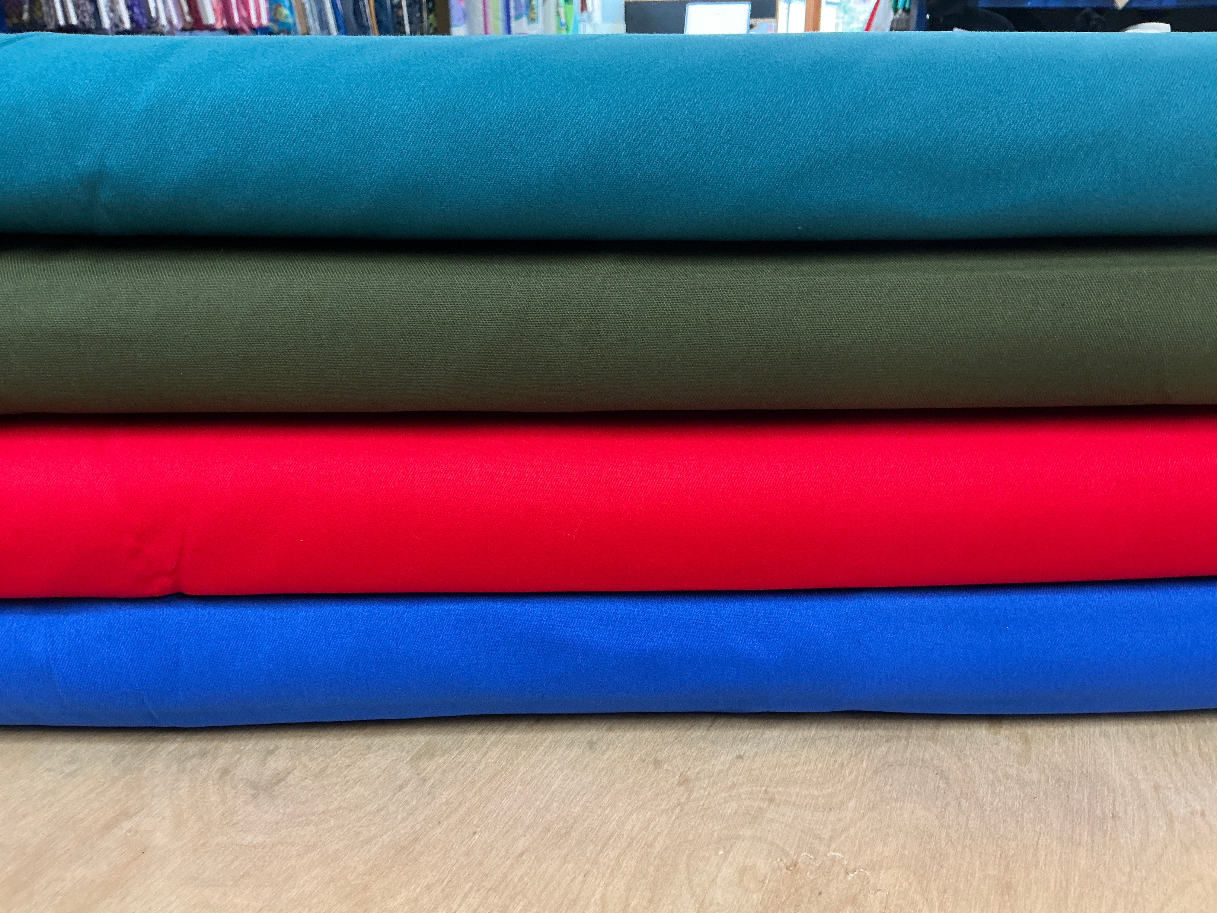 Stretch Cotton Twill Fabric