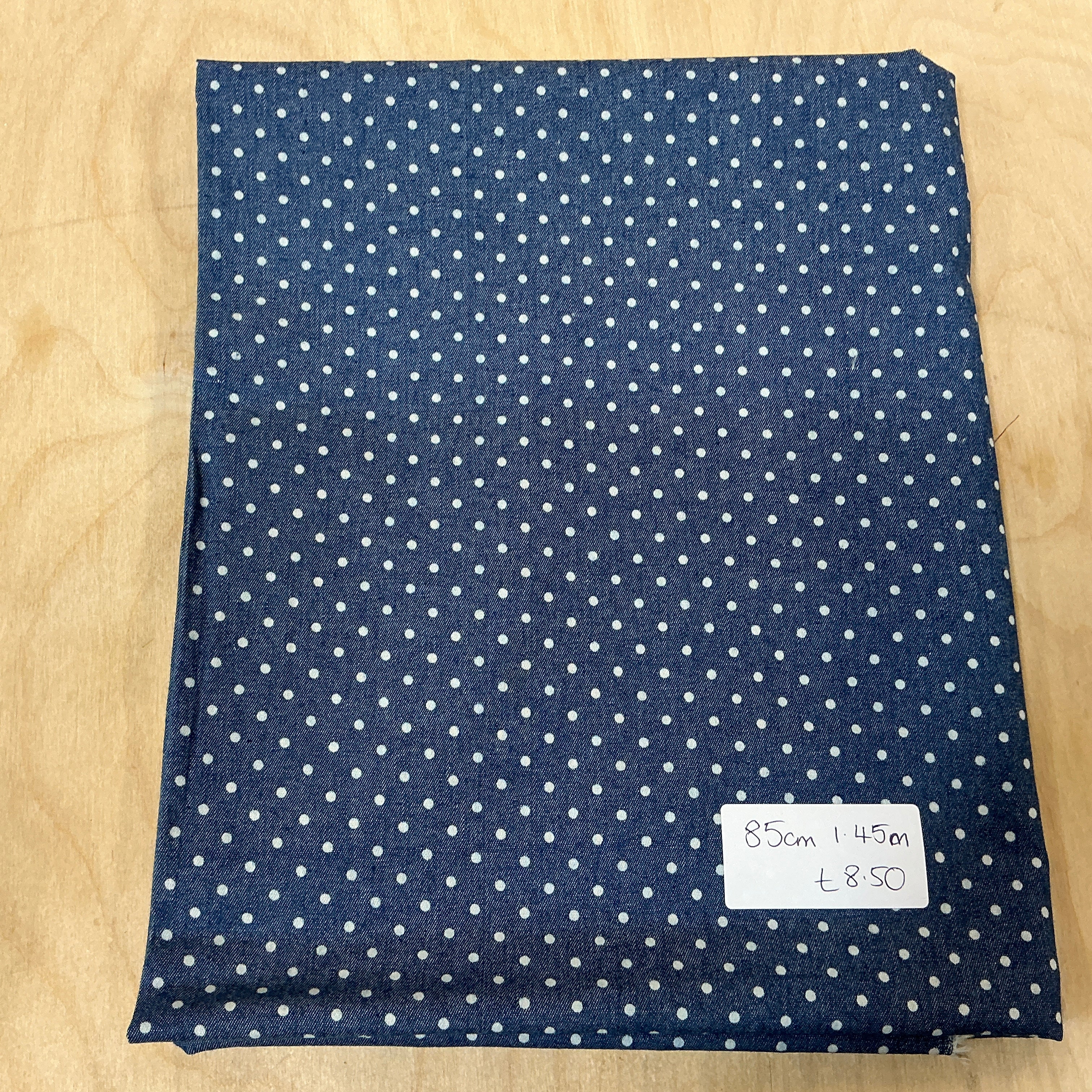 Remnant L85cm x L145cm Denim Spot Lightweight Denim