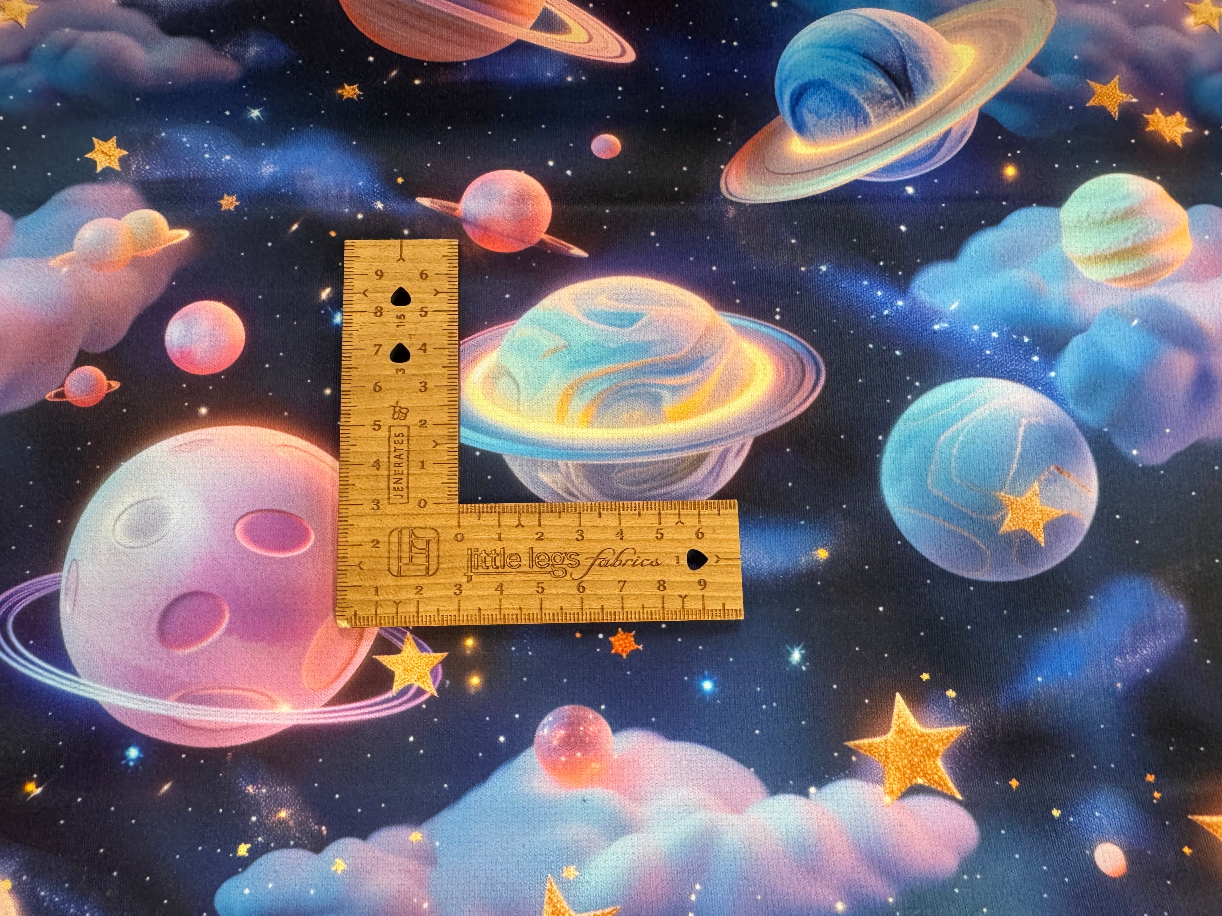 Space Planets Alpine Fleece