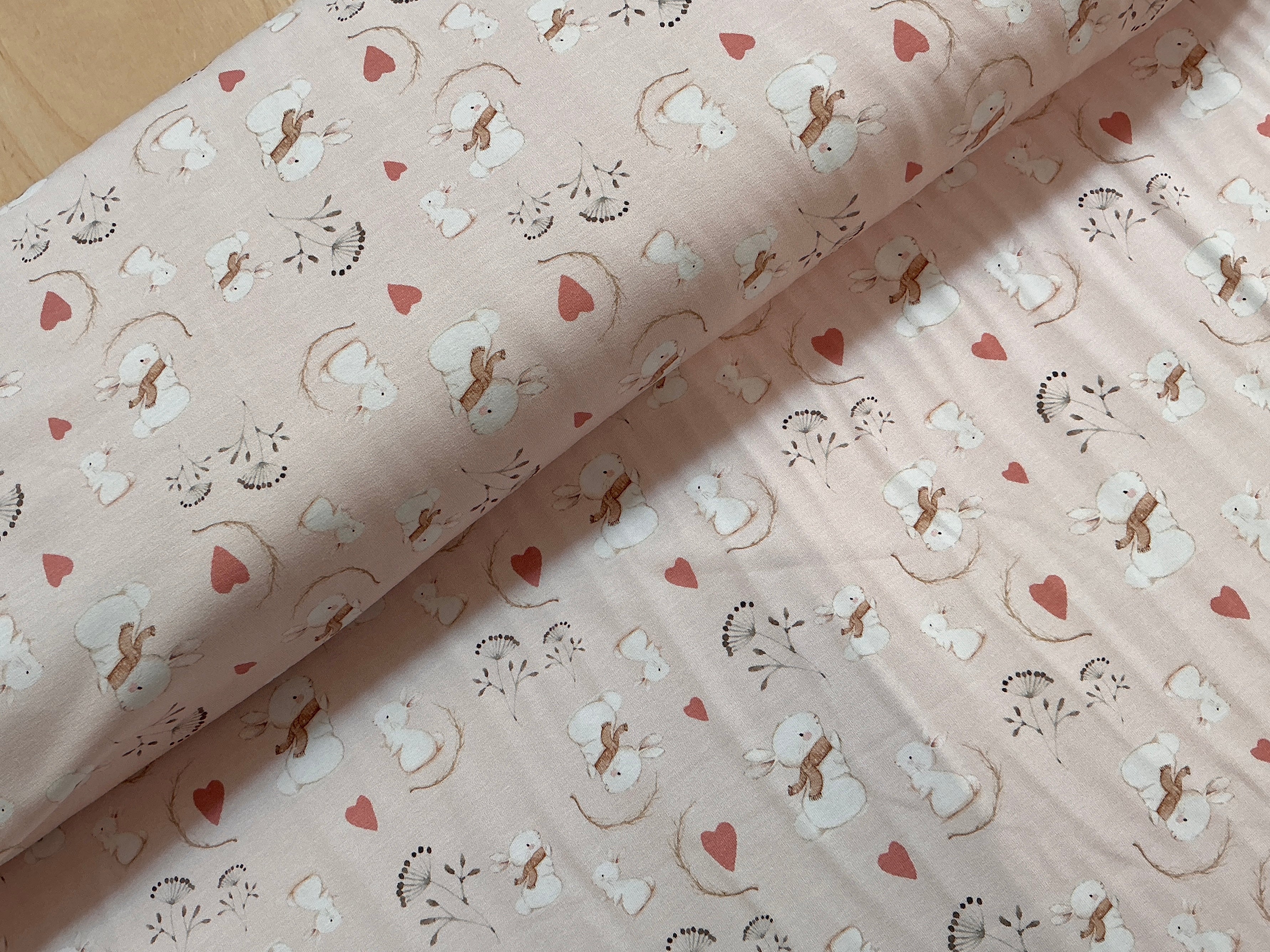 Cute Bunnies Cotton Jersey
