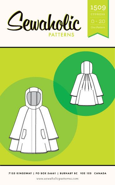 Sewaholic Cypress Paper Sewing Pattern - Sizes 0 - 20