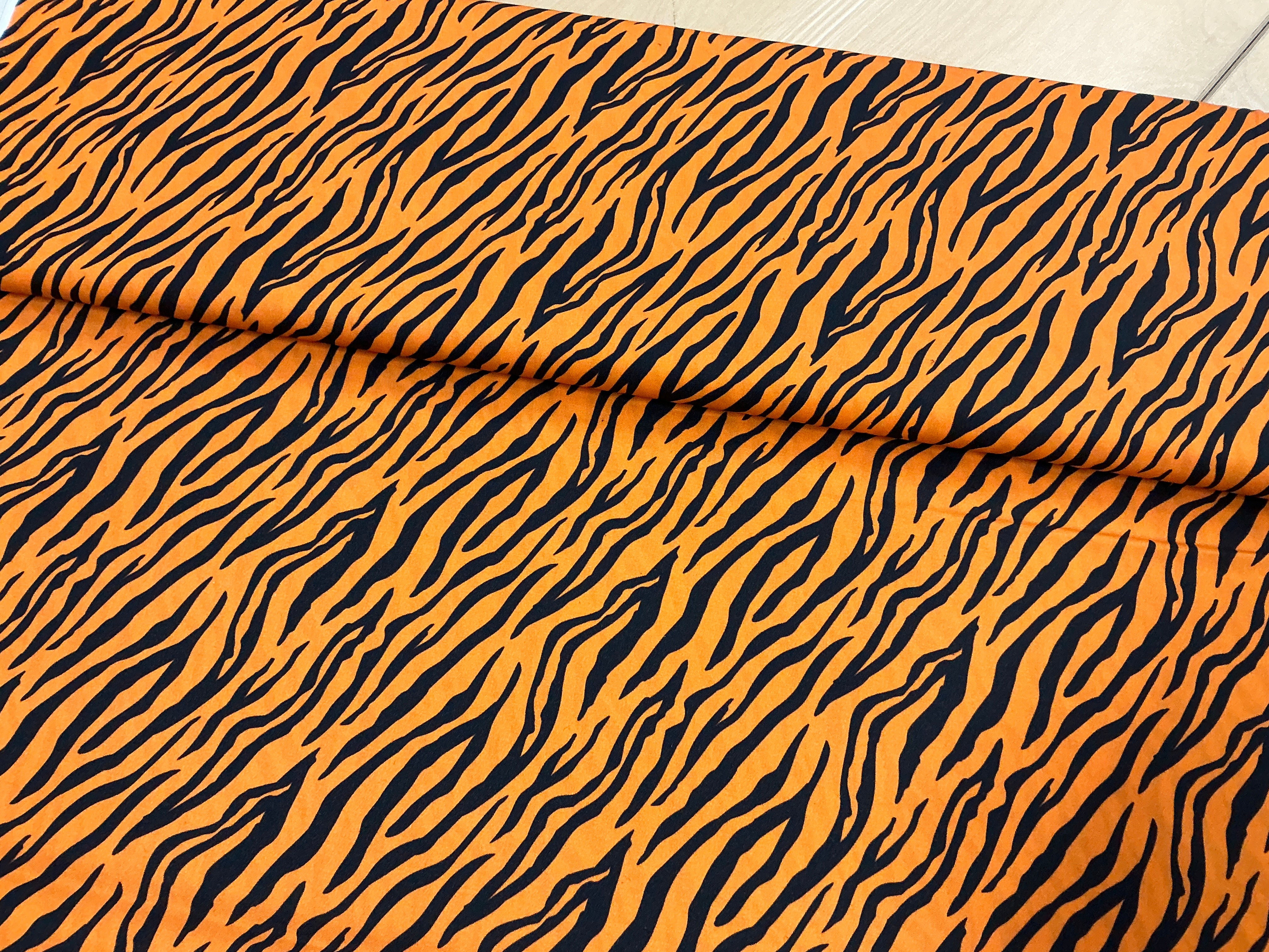 Tiger Stripes Cotton Poplin