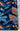 REMNANT  - (FLAWED) L65cm x W160cm Blue Flower Design Bamboo Jersey