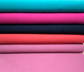 Solid Colour Cotton Linen Blend