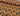Orange and Yellow Flowers on Black - Poly Crêpe