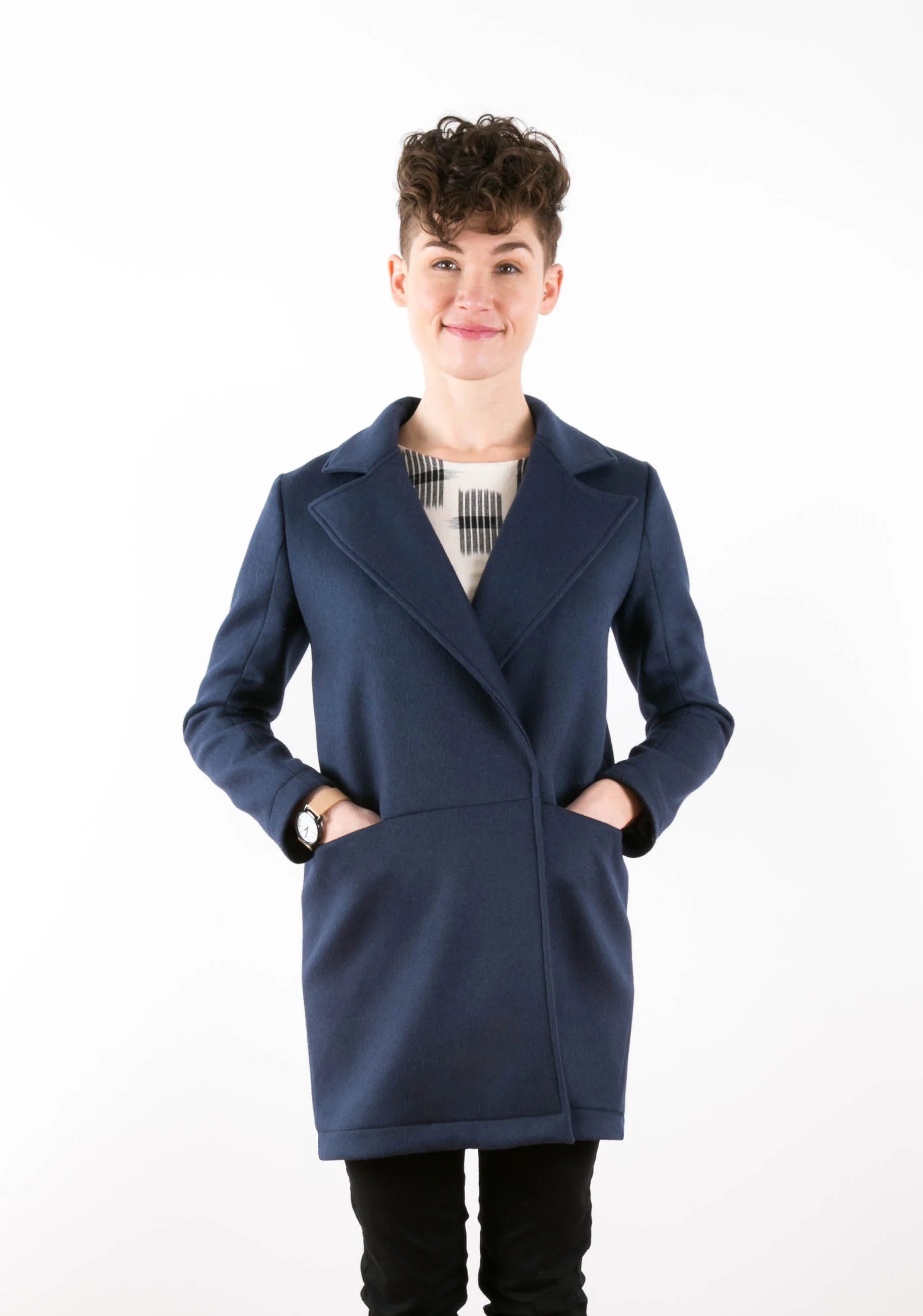 Grainline Studio Yates Coat Paper Sewing Pattern - Sizes 0 - 18