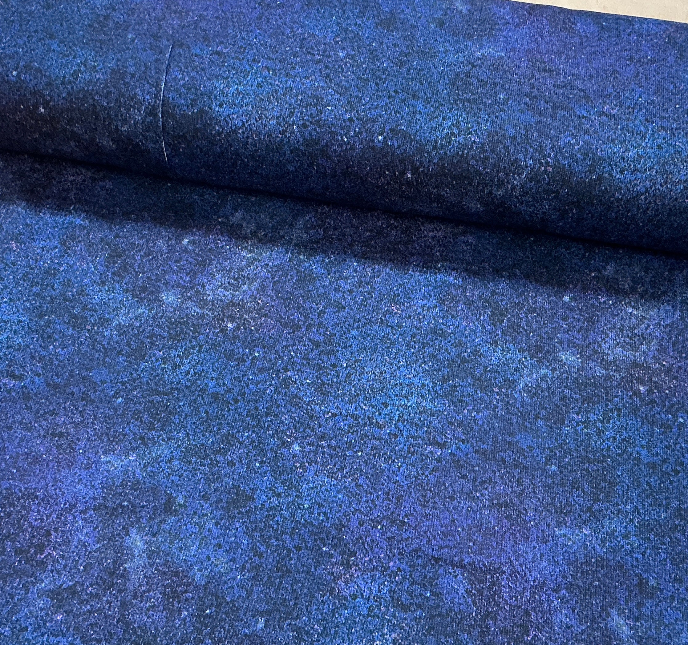 Night Sky Ribbed Cotton Jersey