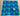 REMNANT - L50cm x W1.1M Marker Waves Blue Cotton Poplin