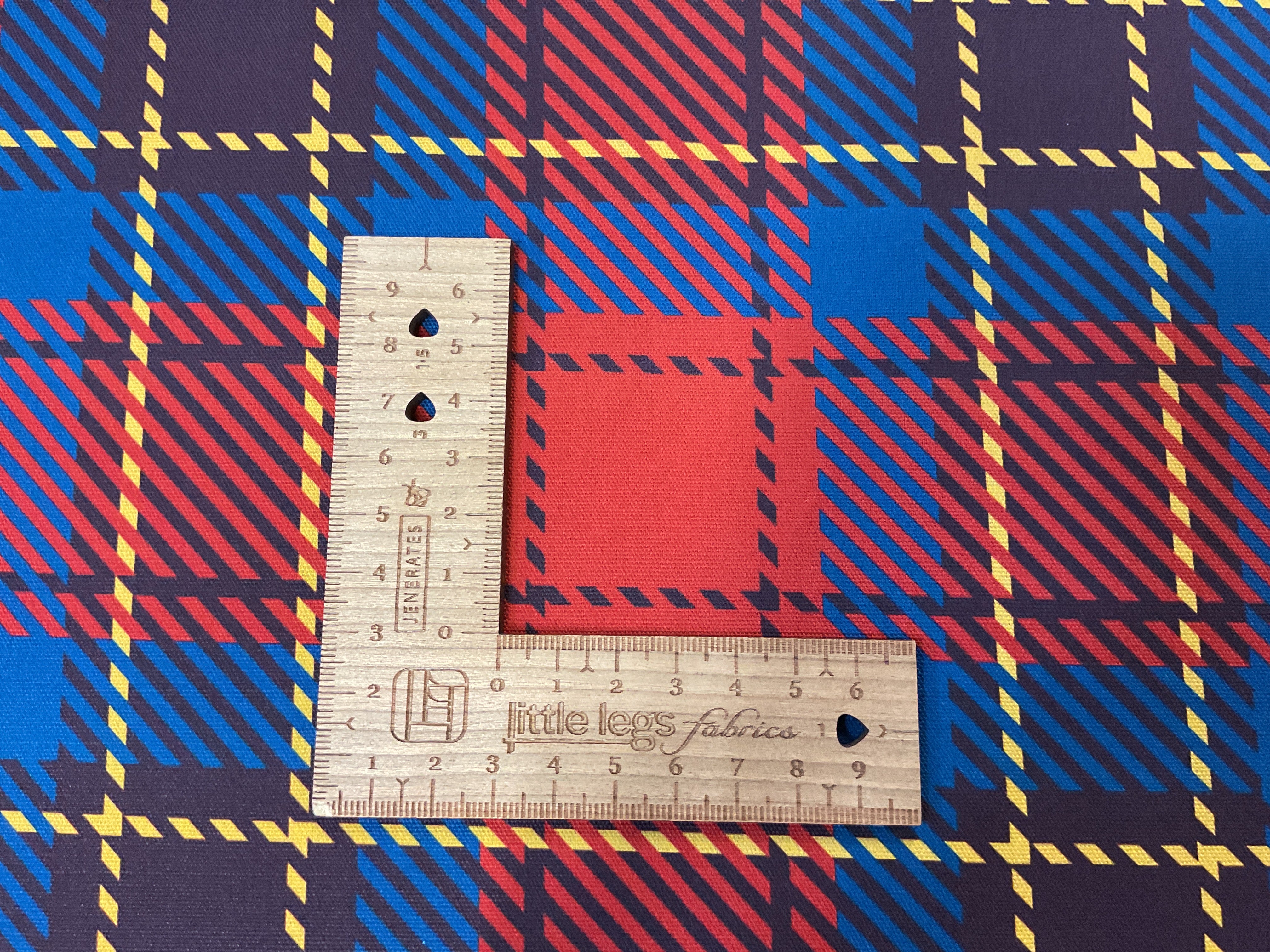 Tartan Cotton Canvas