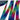 Black and Rainbow Stripe 25mm Seatbelt Webbing Tape