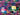 Colourful Skulls French Terry