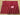 REMNANT - L90cm x W1.5M Red and White Striped Panama Canvas