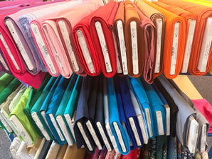 Solid Colour Cotton POPLIN