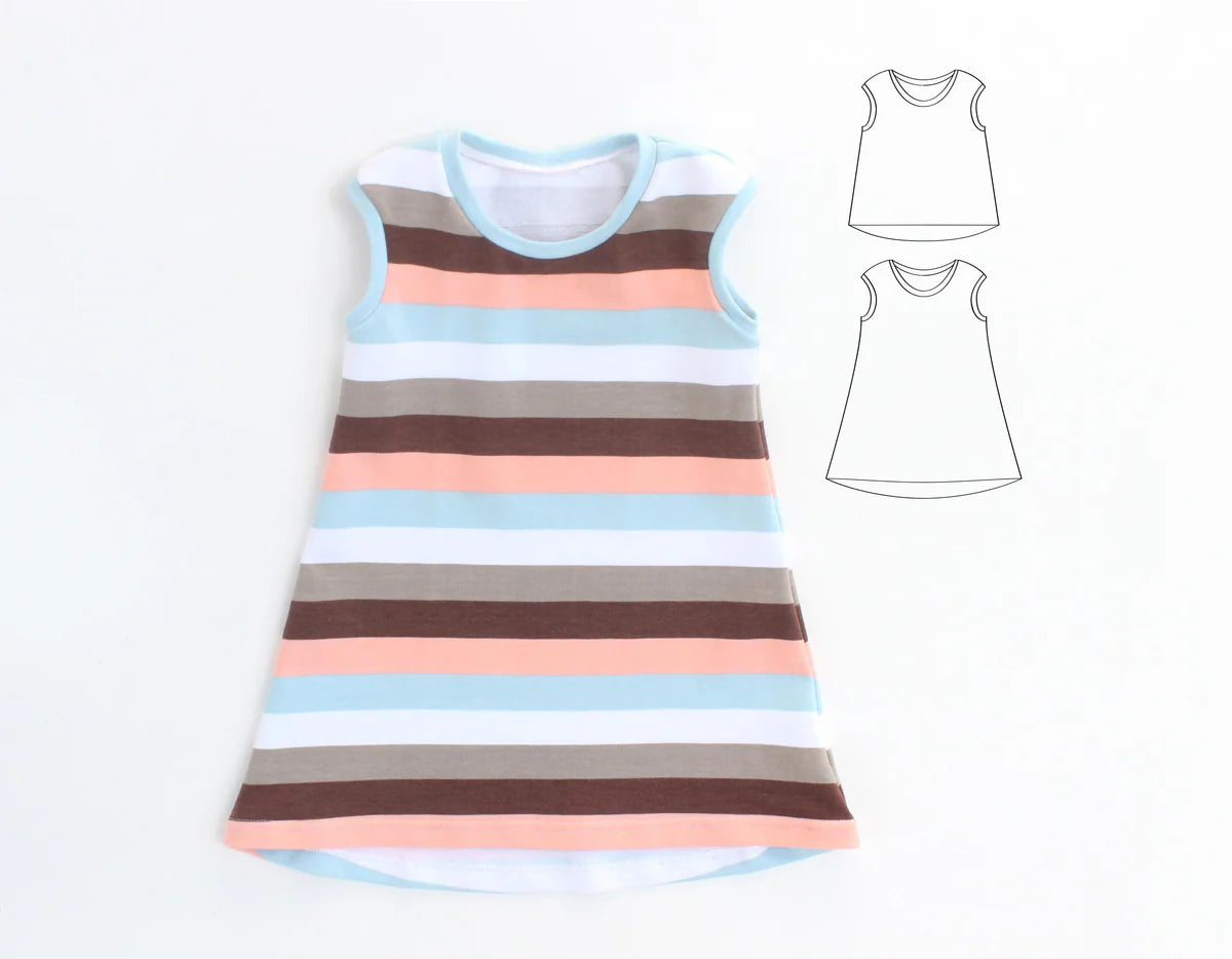 Sprinkle Top and Dress PUPERITA Paper Pattern