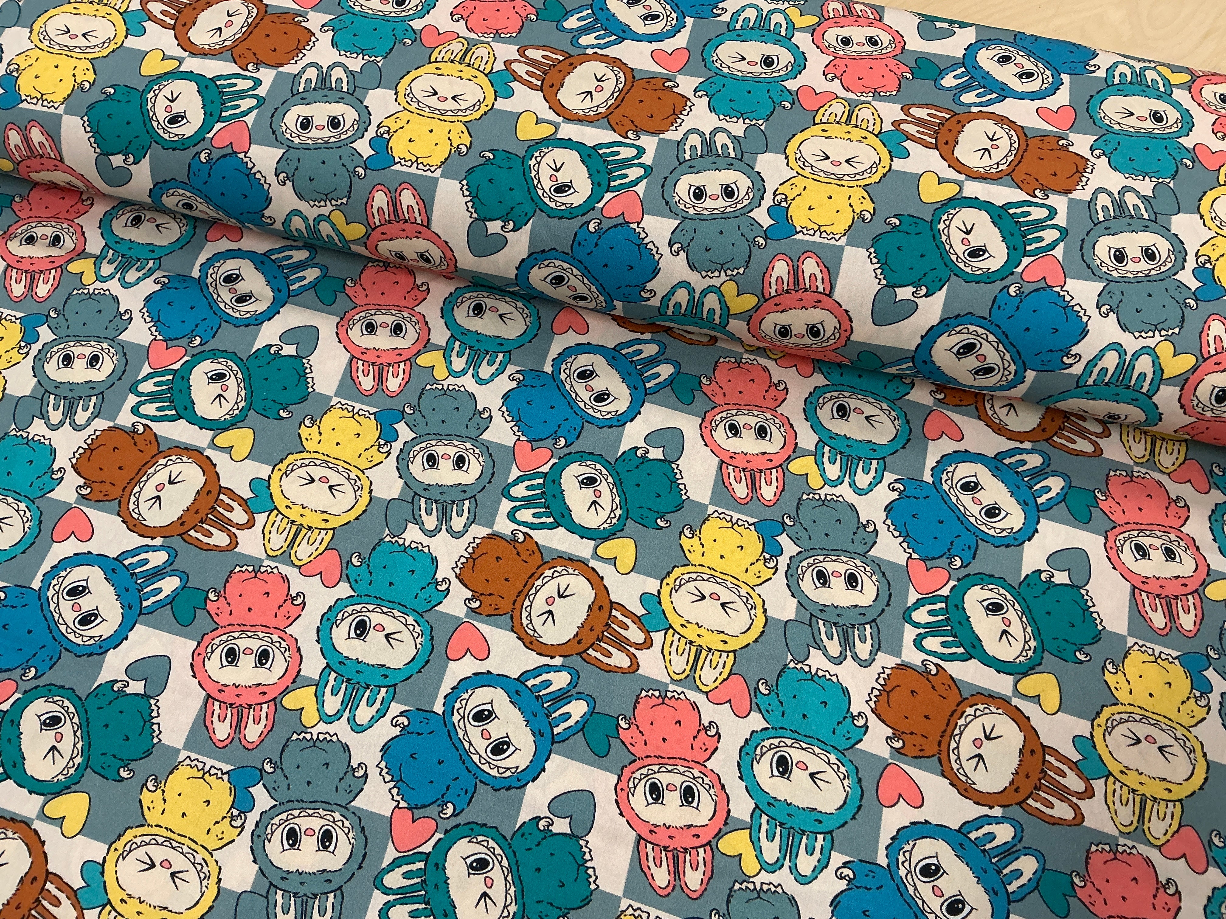 Labubus Cotton Poplin