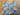 REMNANT  - L70cm x W1.4m Aqua Watercolour Viscose Jersey