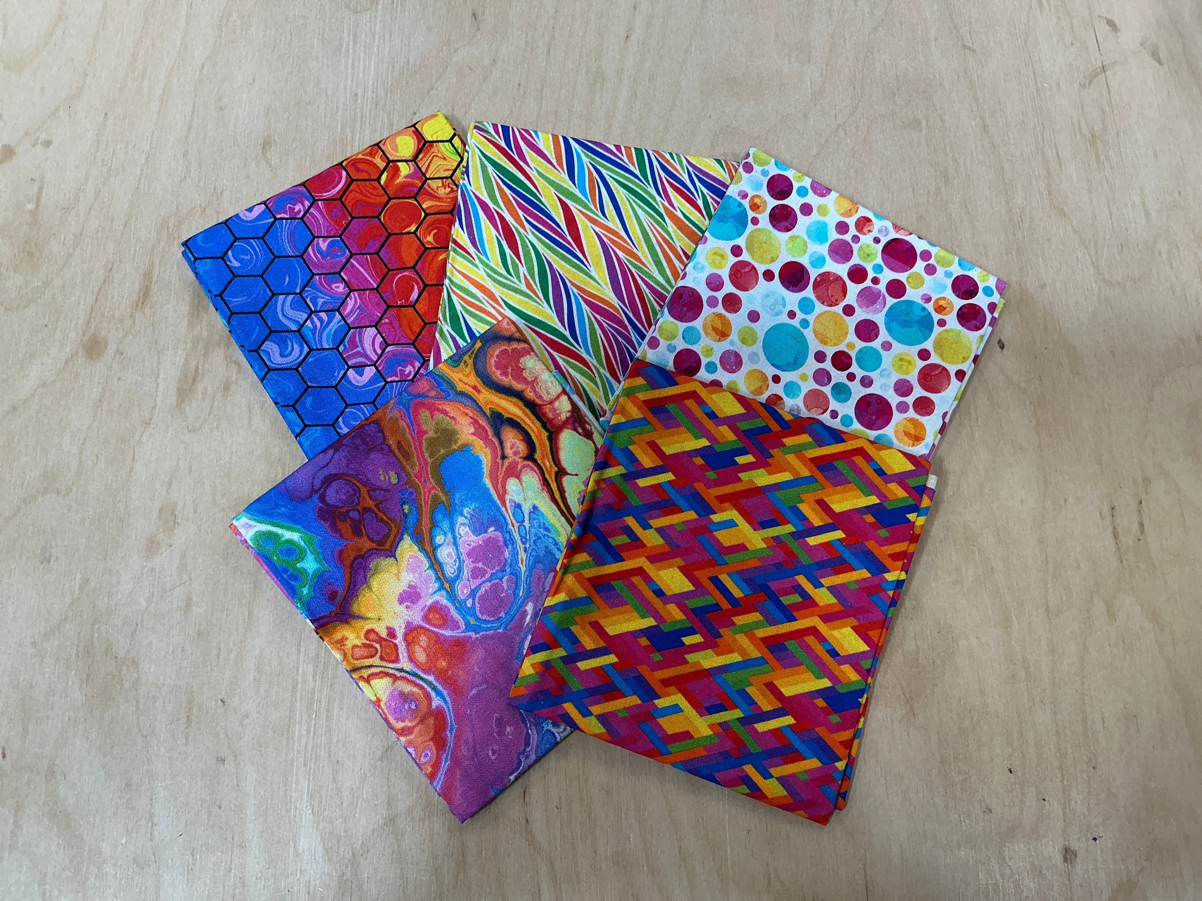 Multi Bright Bundle Fat Quarters