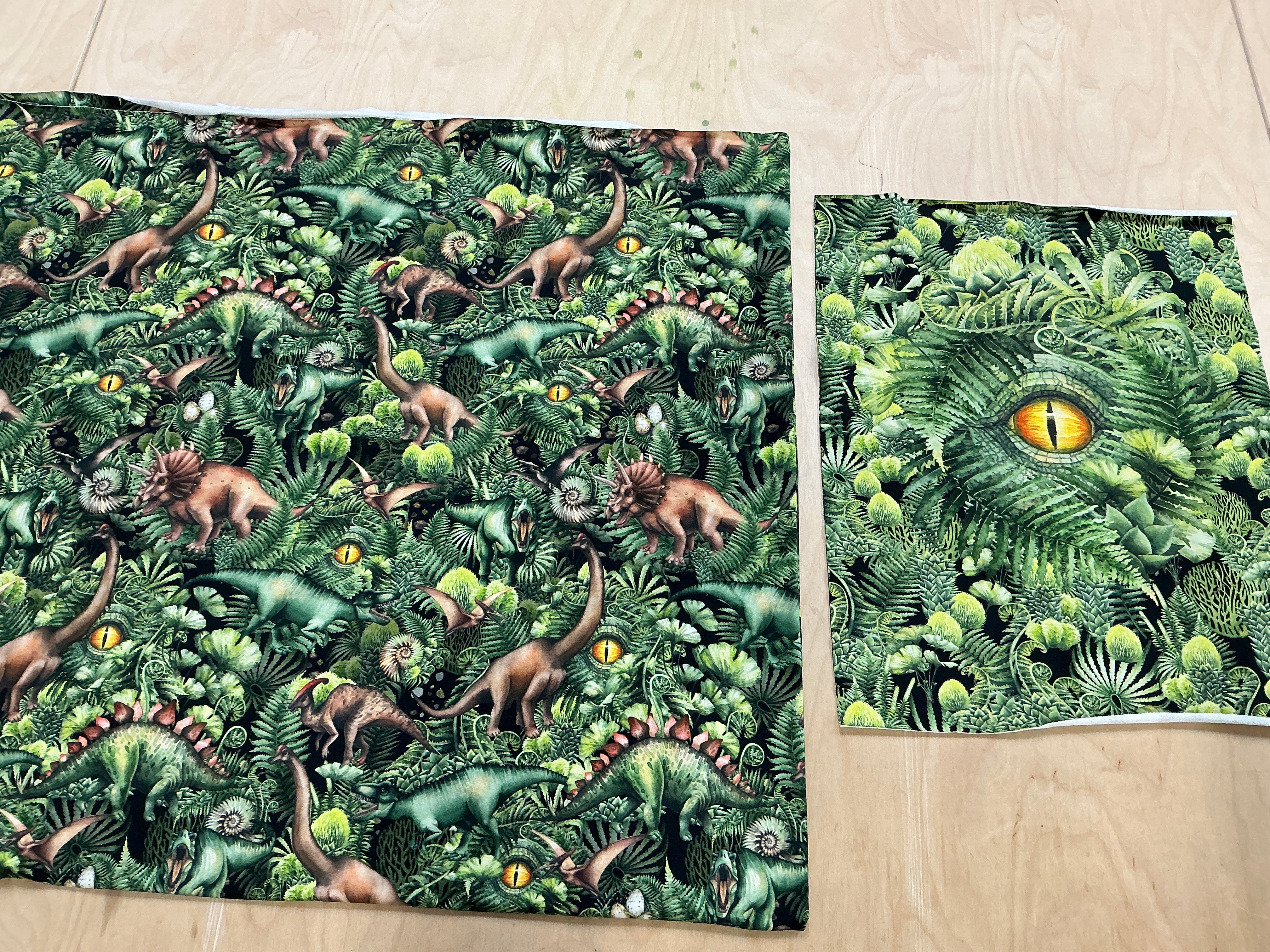 Dinosaur Jungle Terry Panel and Coordinate Bundle