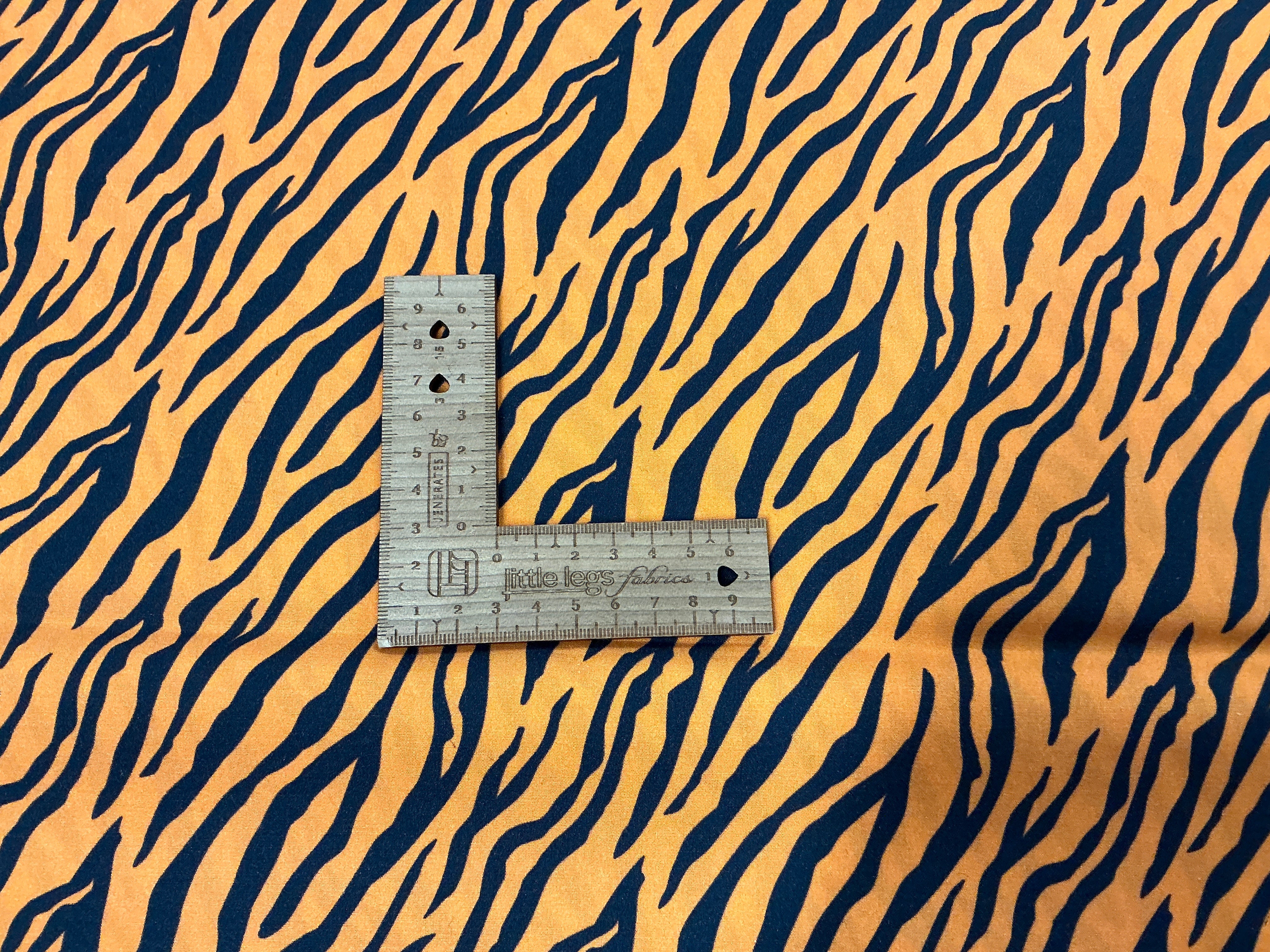 Tiger Stripes Cotton Poplin
