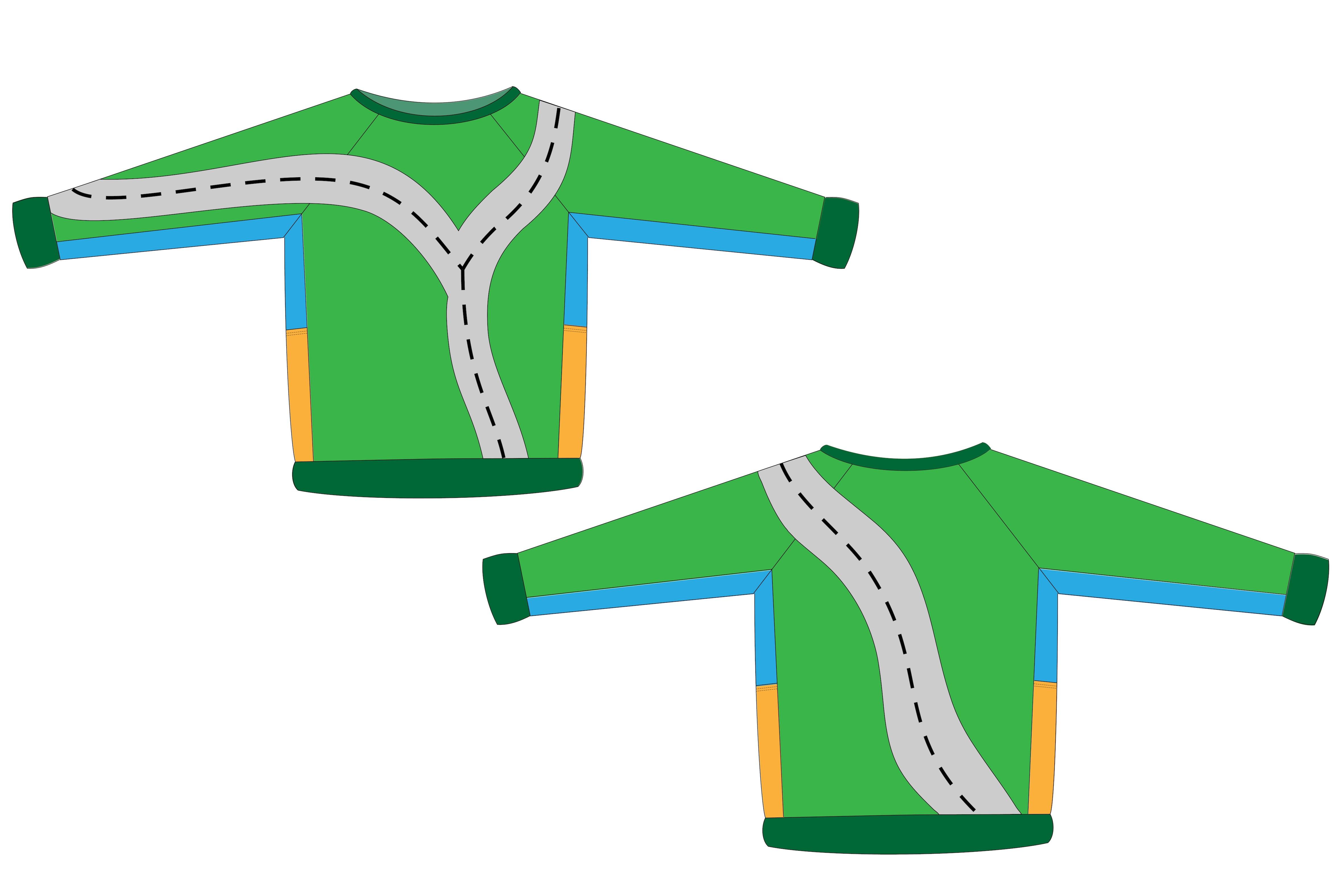 Beep Pattern Beep Beep Raglan Sweatshirt Waves and Wild Digital Sewing Pattern - PD ...