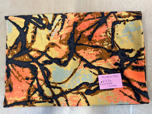 REMNANT - L75cm x W1.5M Firecracker Viscose Jersey